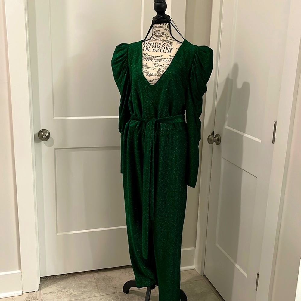 Eloquii size 20 metallic green jumper